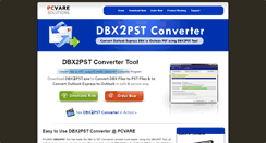 Desktop Screenshot of dbx2pst.com