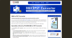 Desktop Screenshot of dbxtopstconverter.dbx2pst.com